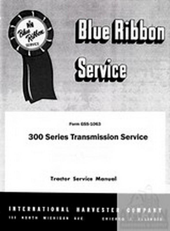 International farmall 300 350 utility transmission shop service manual ih