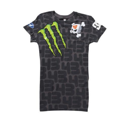 Dc womens ken block monster ford 43 tshirt charcoal large