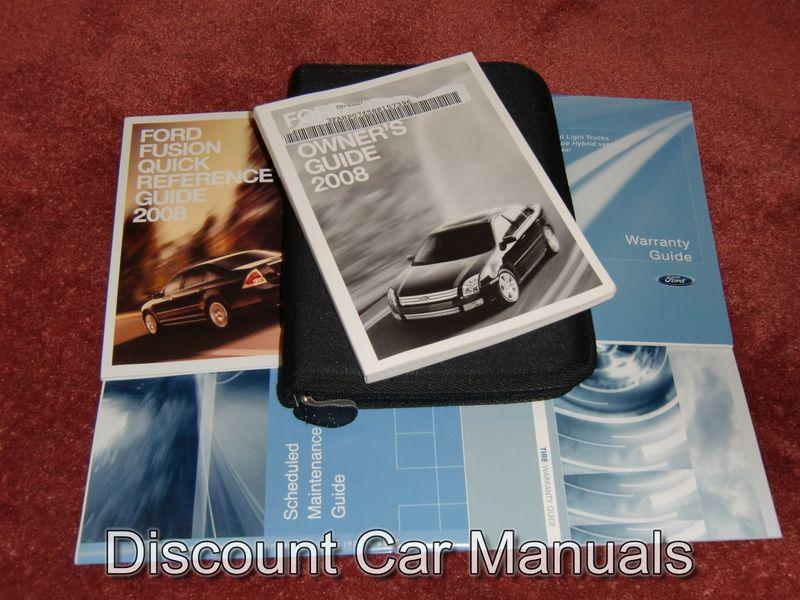 ★★ 2008 ford fusion owners manual portfolio 08!! ★★