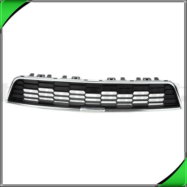 New bumper grille front black lower 2012-2013 chevy sonic gm1200638 chrome ring