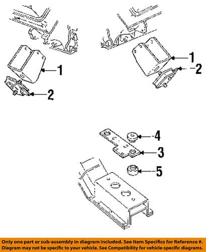 Dodge oem 4505501 engine & transmission mounting-front bracket