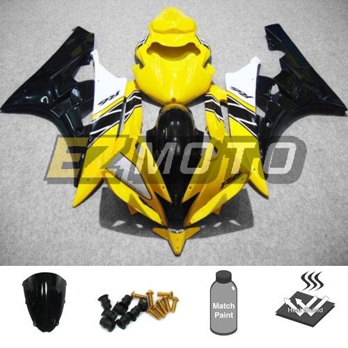 Injection fairing pack w/ windscreen & bolts for yamaha yzf 600 r6 2006 2007 am
