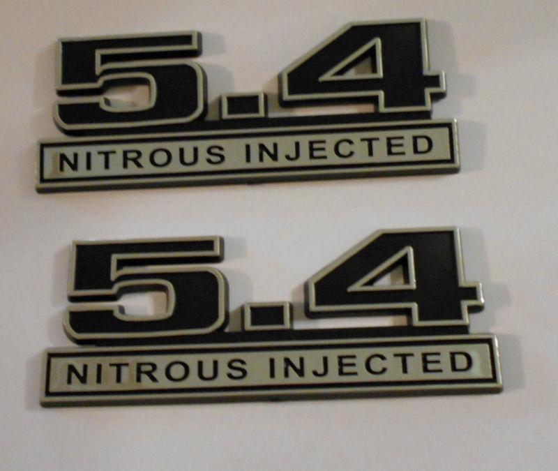 5.4 nitrous injected emblems new  pair emblem