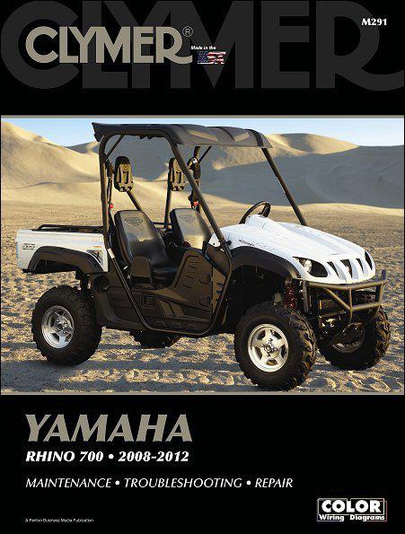 Yamaha rhino 700 repair manual 2008-2012
