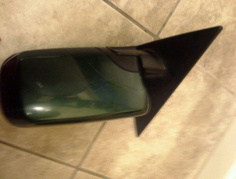 Green bmw 323i drivers side view mirror year 1999 2000 oem