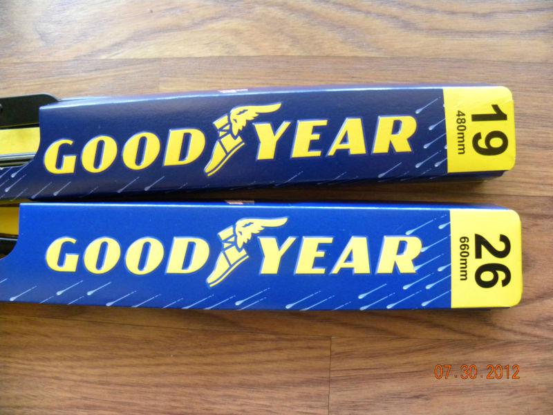 26 and 19 inch goodyear wiper blades- all metal blades - made in the usa!!!
