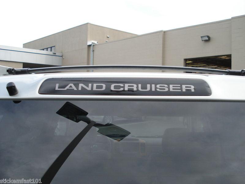 Toyota land cruiser prado 3rd brake light decal overlay