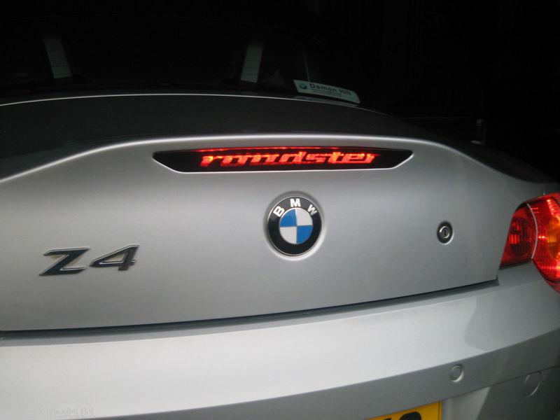 BMW Z4 E85 Roadster 3rd brake light decal overlay 2004 