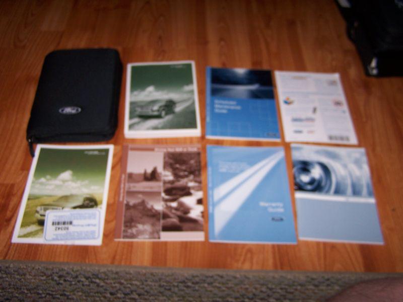 2009 ford explorer owners manual set with case free shipping
