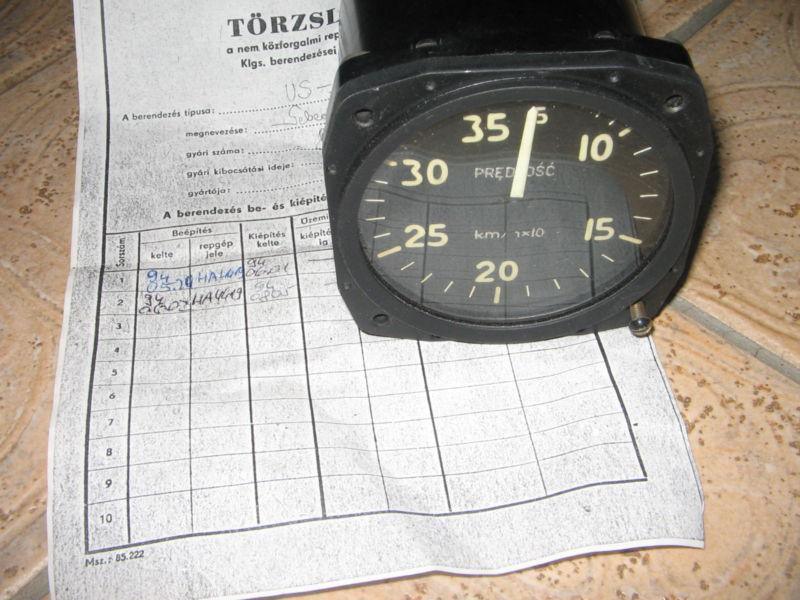 Russian type airspeed gauge an-2