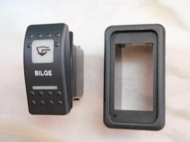 Bilge pump switch psc11 panel   v1d1 black carling contura ii 2 white lighted