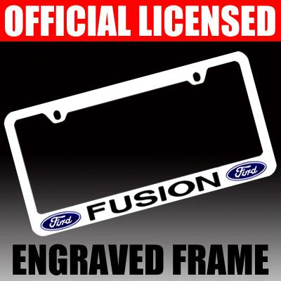 Ford *fusion* chrome license plate frame tag holder