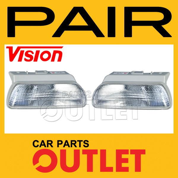 95-99 plymouth dodge neon parking signal light lamp left+right pair assembly new