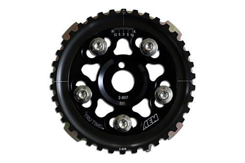 Aem 23-805bk - tru-time black cam gear for 2001 honda civic