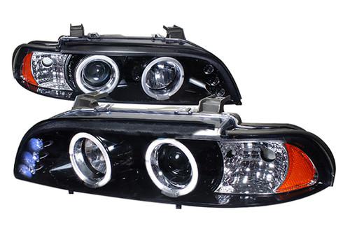 Spec-d 2lhpe3997gtm - bmw 5-series dual halo projector headlights 2 pcs w leds