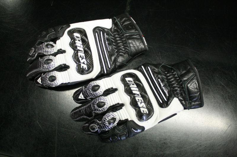  dainese carbon cover s-st gloves. color: black/white/black / size: lg