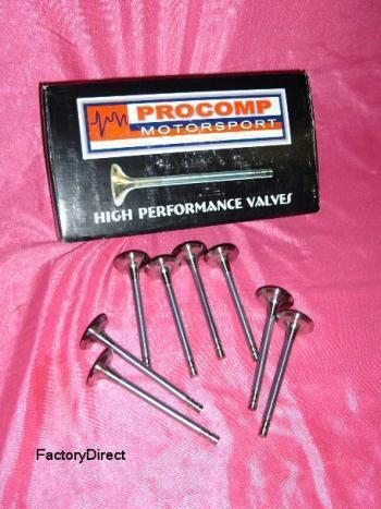 Valves stainless steel intake only bb chevy *new*