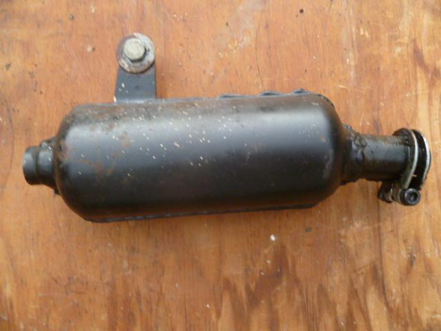 1980 yamaha yz50 yz 50 oem baffle silencer exhaust muffler pipe