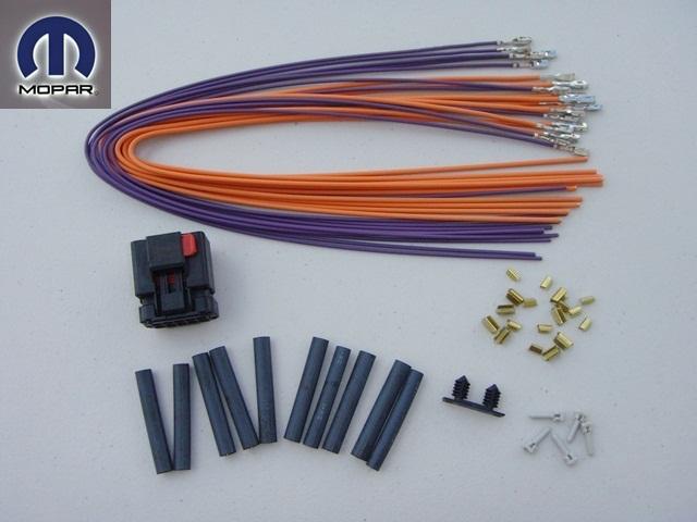 Chrysler dodge jeep rear connector towing plug trailer wiring repair kit new 