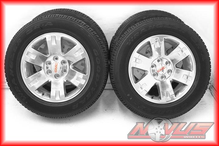 New 20" gmc yukon sierra denali chevy tahoe ltz silverado polished wheels tires