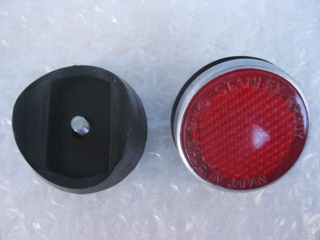 Honda chaly cf50 cf70 front fork reflector set "red" made in japan