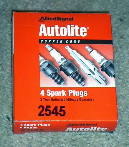 Autolite 2545 copper core spark plugs set of four