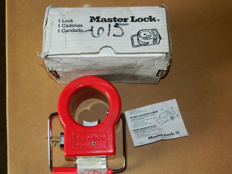Masterlock 387ka master king pin lock red body with high security