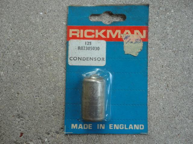 Nos rickman zundapp 125 mx condensor - part no. r023 05 030