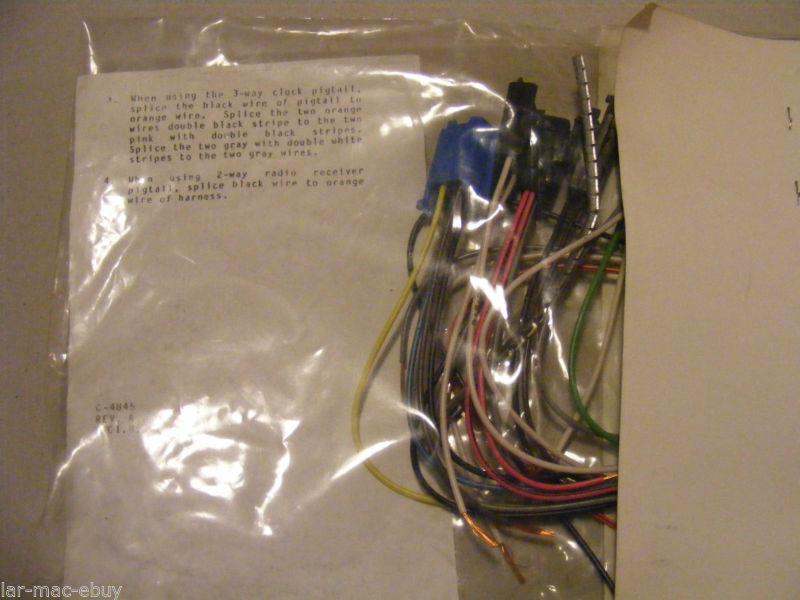 GM Electrical Wiring Repair Kit 86, 87, Radio Receiver Olds Cadi Pon, US $11.99, image 3