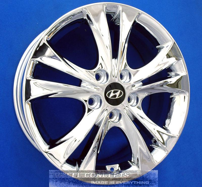 Hyundai sonata 17 inch chrome wheel rim exchange 17" rims 70803 
