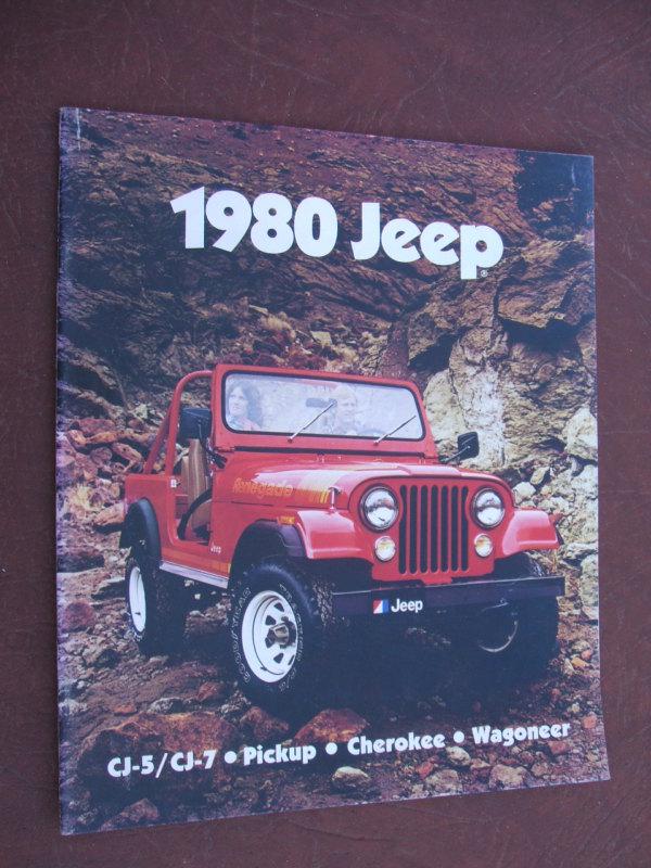Original dealership catalog 1990 jeep cj-5, cj-7, pickup, cherokee & wagoneer 