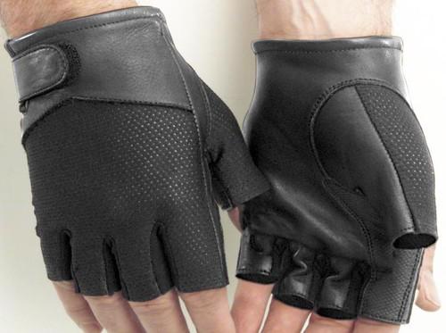 New river road mens pecos shorty mesh gloves, black, large/lg