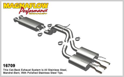 Magnaflow 16709 jeep truck grand cherokee stainless cat-back performance exhaust