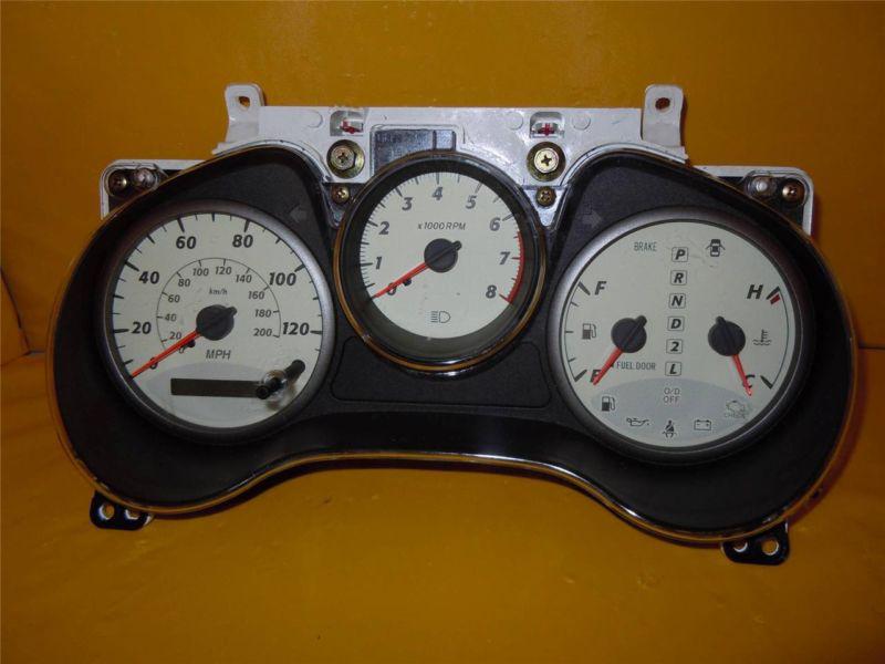 01 02 03 rav4 speedometer instrument cluster dash panel gauges 167,705