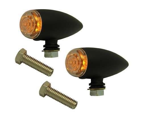 Pro-one smooth bullet led turn signals black