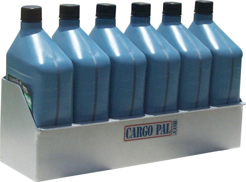 Cargopal cp200 powdercoat 6 quart oil jug holder rack for race trailers, shops