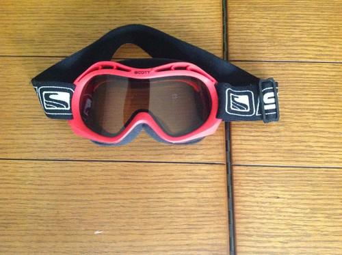 Scott voltage r dirt bike mx motocross quad atv goggles black 