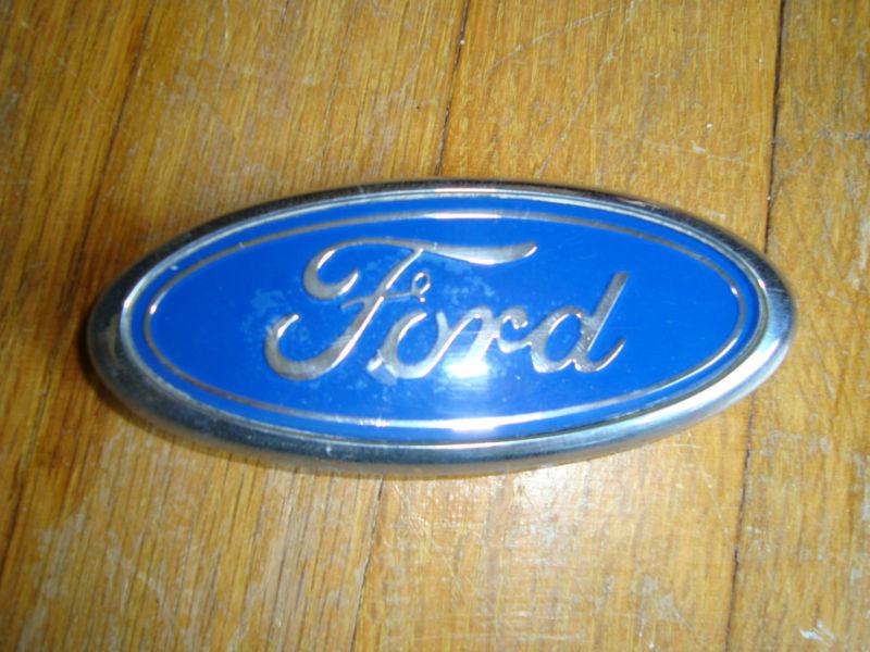Ford emblems blue/chrome logo badge 
