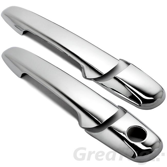 05-11 ford mustang truck triple chrome door handle cover moulding caps set