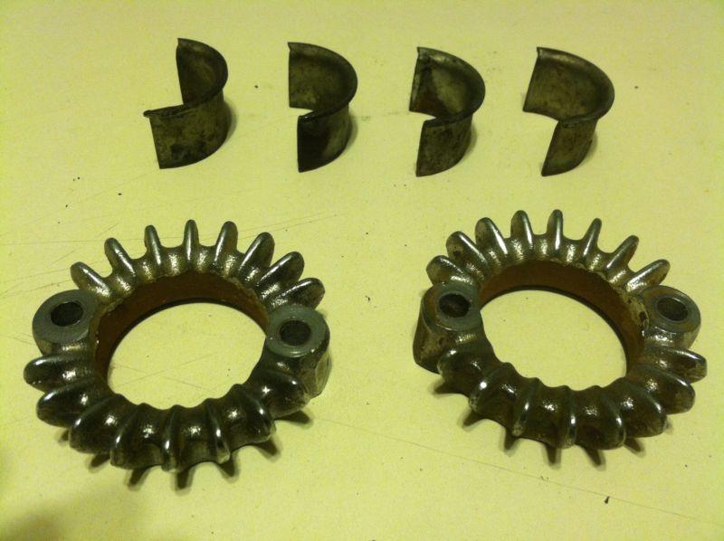 Honda cb cb350 twin 350 used exhaust flanges/collars and shims