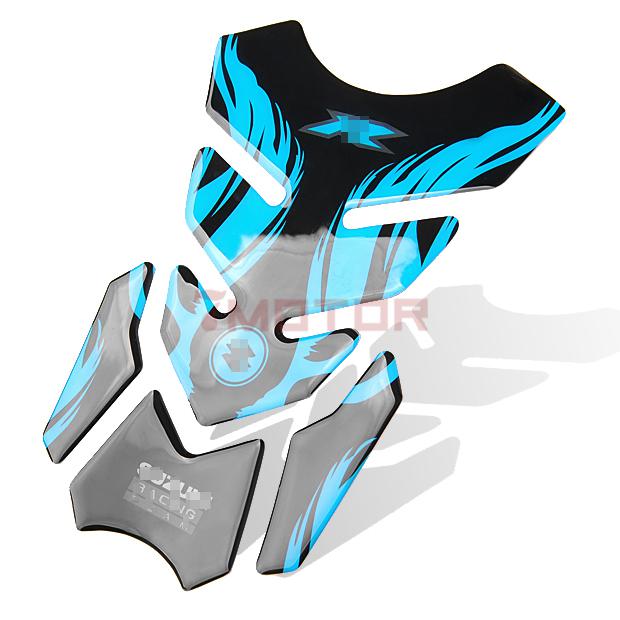 Motorcycle fuel gas protective tank pad cover sticker decal cool fit for suzuki