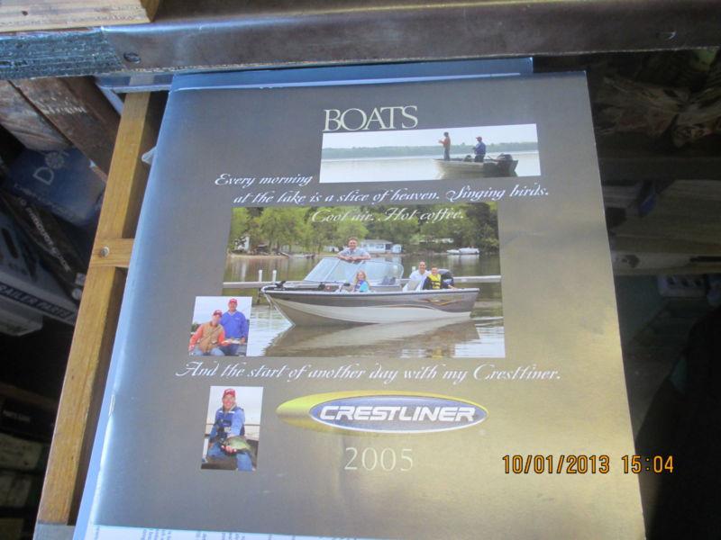  crestliner 2005 boats catalog-brochure