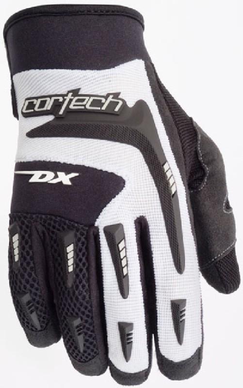 Cortech dx 2 white medium textile womens motorcycle dirt bike gloves med md m