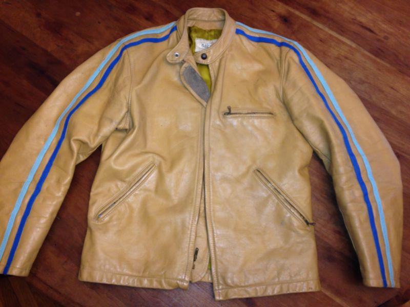 Vintage bates leather motorcycle jacket 