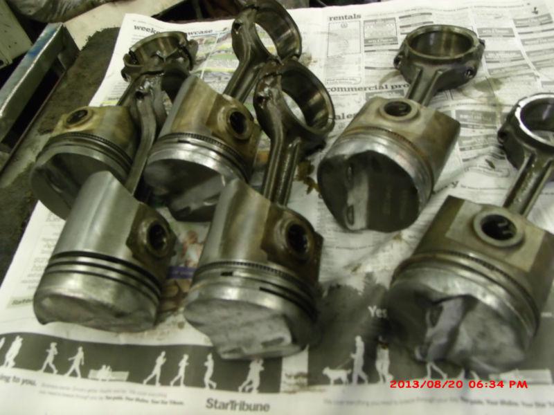International 241 ci connecting rods/pistons(crankshaft,bearings,flywheel also)