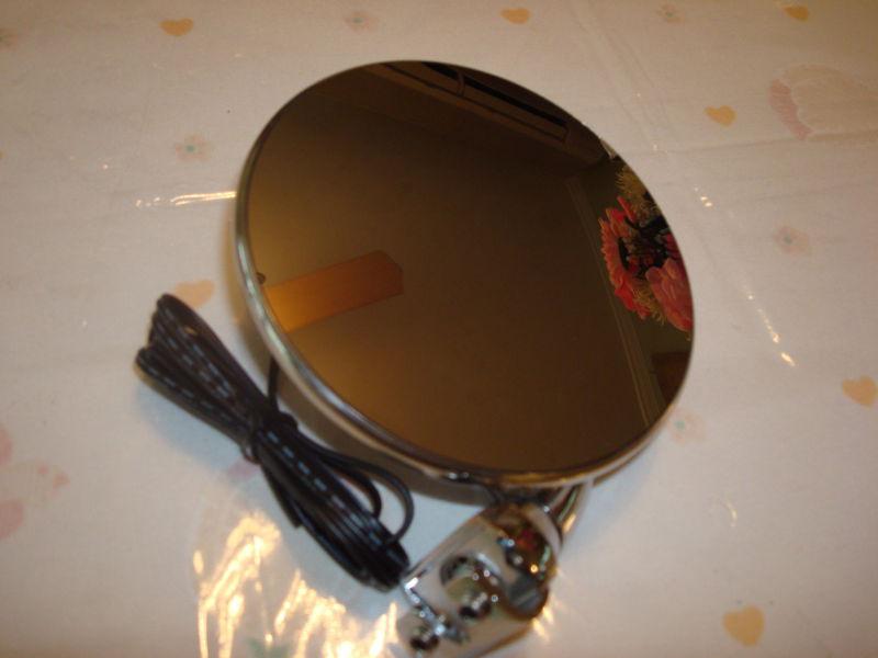 Led 4" peep mirror,with turn signal light