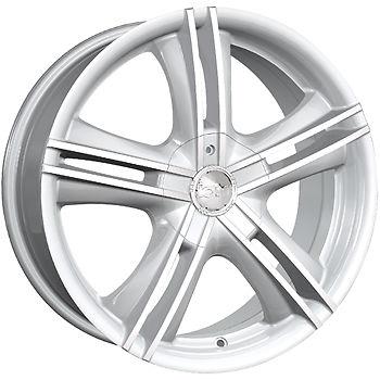 17x7 hypersilver alloy ion style 161 wheels 4x4.25 5x4.25 +40 lincoln mk viii ls