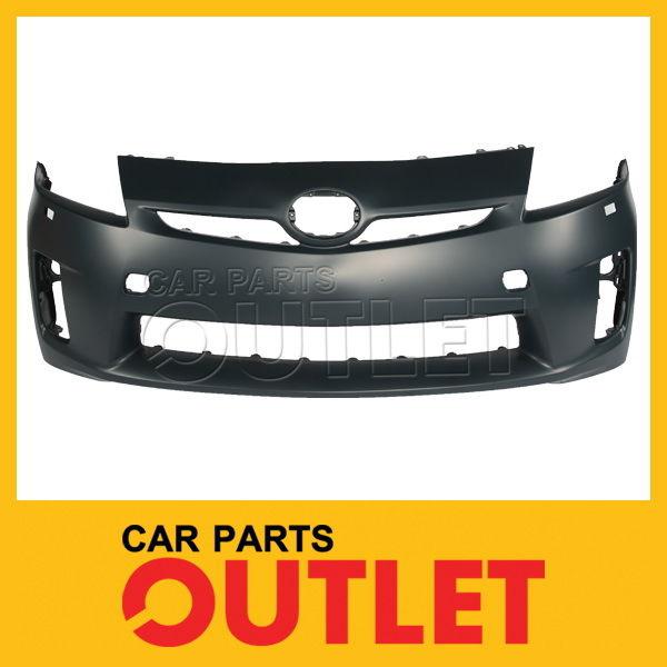 2010-2011 toyota prius front bumper cover assembly new primed w/o sensor holes