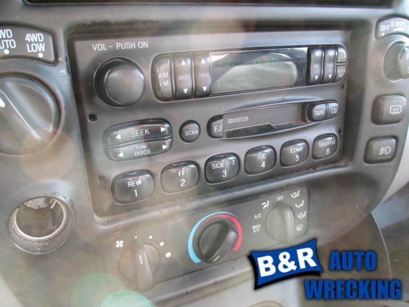 Radio/stereo for 95 96 97 ford explorer ~ am-fm-cass w/o jbl w/cd player button