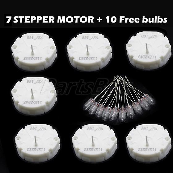 7x 03 04 05 06 h2 hummer cluster gm stepper motor x27-168 10x free light bulbs